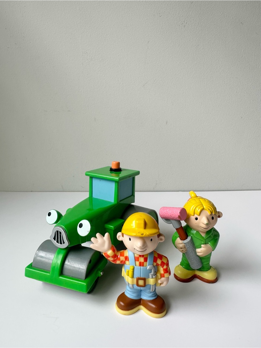 Vintage Bob The Builder Steamroller and Characters